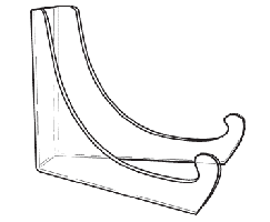 Acrylic Bowl Easel - Choose Easel Size