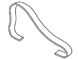 Acrylic Shoe Insert, 9"l x 5"h