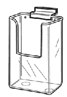 Economy Slatwall Brochure Holder, 4x9" Brochures