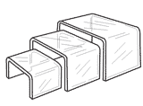 Medium Acrylic Riser 1/4