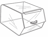 Acrylic Food Storage Bin