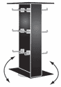 Acrylic Countertop Rotating Displays
