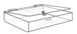 Acrylic Tray w/ Lid, Available in 2 Sizes