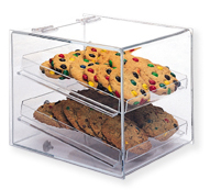 Bakery Display Case -  Two Tier - Lift Back