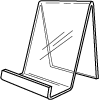 Deep Easel, 5"h