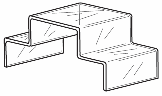 Double Stairway, 13"w x 6 1/2"h