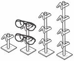 Countertop Acrylic Eyewear Display Stand