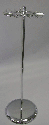 belt or tie single tier revolving rack with round base - 1 per box - Chrome