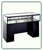 Sit Down Glass Jewelry Display Cases - 20D x 33H - Exceptional Series - Please select desired size.