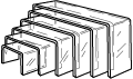Medium Acrylic Riser 3/16" Thick