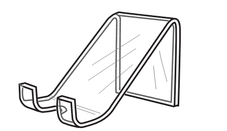 Paperweight Stand, 2"h