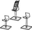 Phone Pedestal, 4"h