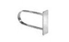 End cap to fit rectangular tubing - 100 per box - Chrome