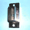 flange open for rectangular tube wallmount - 100 per box - Chrome