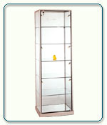 Rectangular Tower Display Cases - 24W x 18.5D x 75H - Exceptional Series