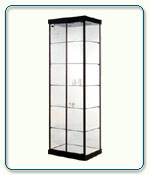 Rectangular Tower Display Cases - 24W x 18.5D x 77H - Exceptional Series