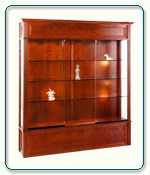 Rectangular Wall Display Case - 75W x 17.5D x 82H - Exceptional Series