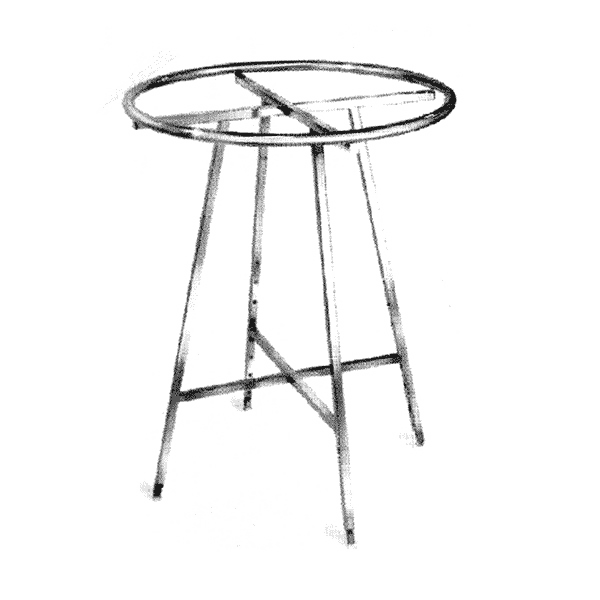 24" Dia. Round Tempered Glass Shelves