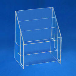 3 Tier Brochure Holder, Single Pocket, available in 2 sizes