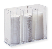 Multiple Cups Dispenser for Counter or Wallmount