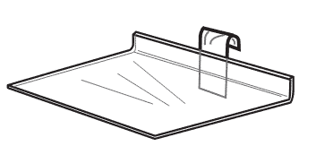 Economy Grid Shelf, 10"w x 4"d