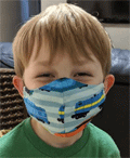 Esperer Half Face Mask - Double Layer - Toddler Through Small Child - Non-N95 - Buy one, Donate One