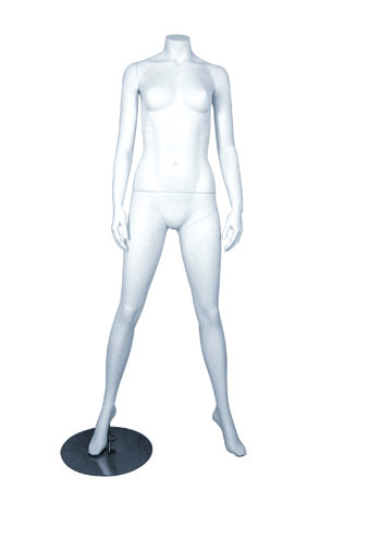 Headless Female Full Body Form Legs In A Wide Stance Round Base