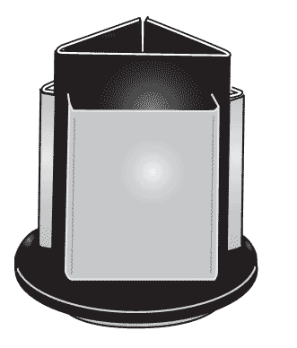 Revolving Triple Brochure Holder, Available in 2 Sizes