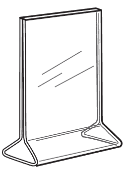 Top Load Economy Sign Holder