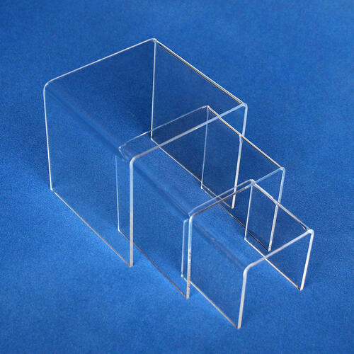 Nesting Acrylic Display Risers Set of 3 Sizes