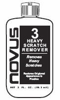 Novus 3 Acrylic Polish for Heavy Scratches