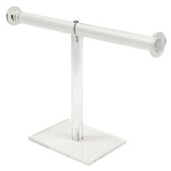 Acrylic Bracelet or Necklace T-Bar Display, available in 3 Sizes