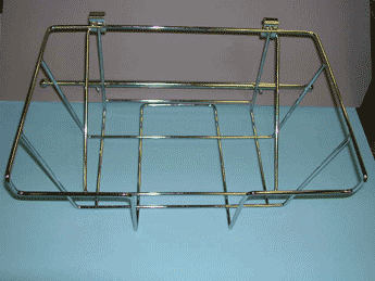 10"d x 14"w Brochure holder fits all bulletin sign holders - 6 per box - Chrome