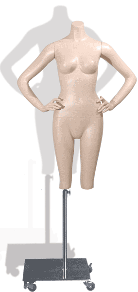 Full Size Female Mannequin Hands on Hips