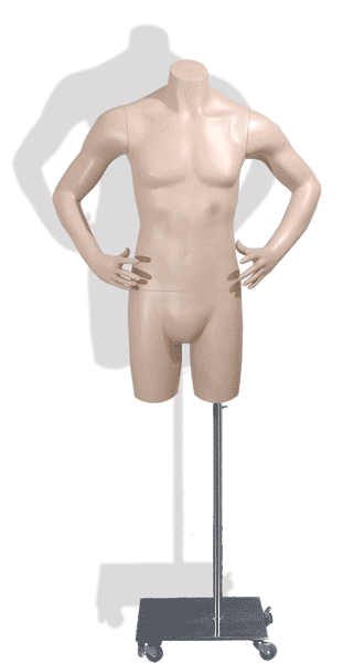 Full Body Men's Figure with Hip Pose