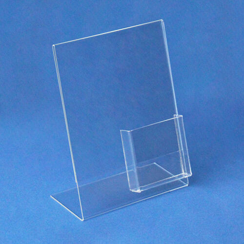 Sign holder, 8 1/2" x 11" w/ Brochure Pocket