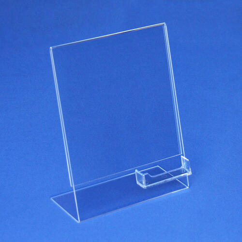 Sign holder, 8 1/2x11" w/ Card Holder