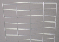 2' x 4' slatgrid panel  - 3 per box - White