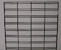 2' x 6' slatgrid panel  - 3 per box - Black