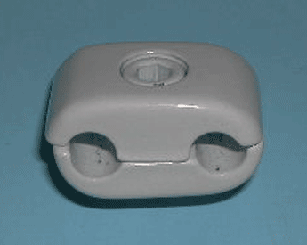 die cast joiner connector for grid - 200 per box - White