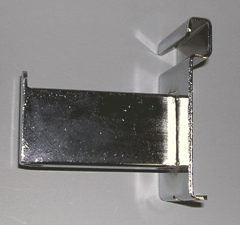 3" faceout rectangular tube for grid - 25 per box - Chrome