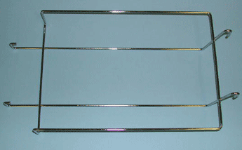 cap display wire holds 9 caps for grid - 25 per box - Chrome