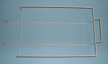 cap display wire holds 9 caps for slatwall - 25 per box - White