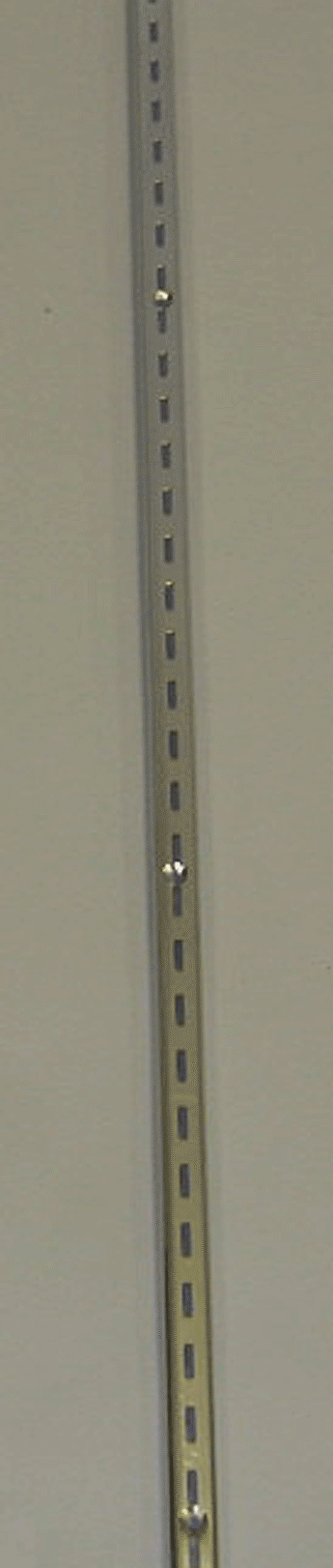 6' standards .093" thick fits universal slot 1/2" x 1" on center - 10 per box - Chrome