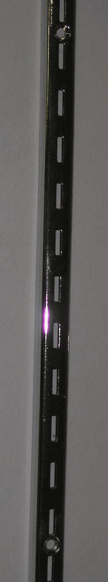 8' standards .093" thick fits universal slot 1/2" x 1" on center - 10 per box - Chrome