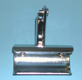 center spring clamp for 1" diameter round tube  - 100 per box - Chrome