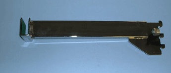 12" bracket for universal slot 1/2" x 1" on center holds rectangular tube - 25 per box - Chrome