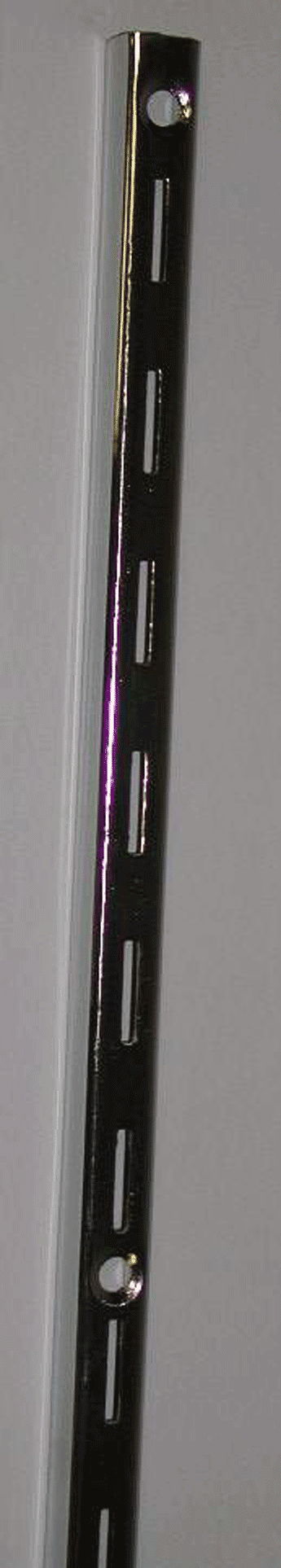 8' standard .125" thick fits 1" slot 2" on center - 10 per box - Chrome