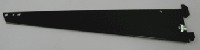14" shelf or hangrail bracket for standard 1" slot 2" on center - 25 per box - Black
