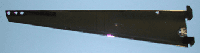 14" shelf or hangrail bracket for standard 1" slot 2" on center - 25 per box - Chrome